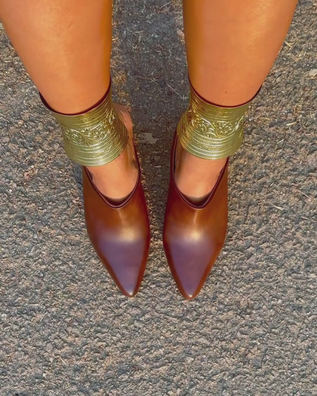 Brown Mule Ugra Shoes