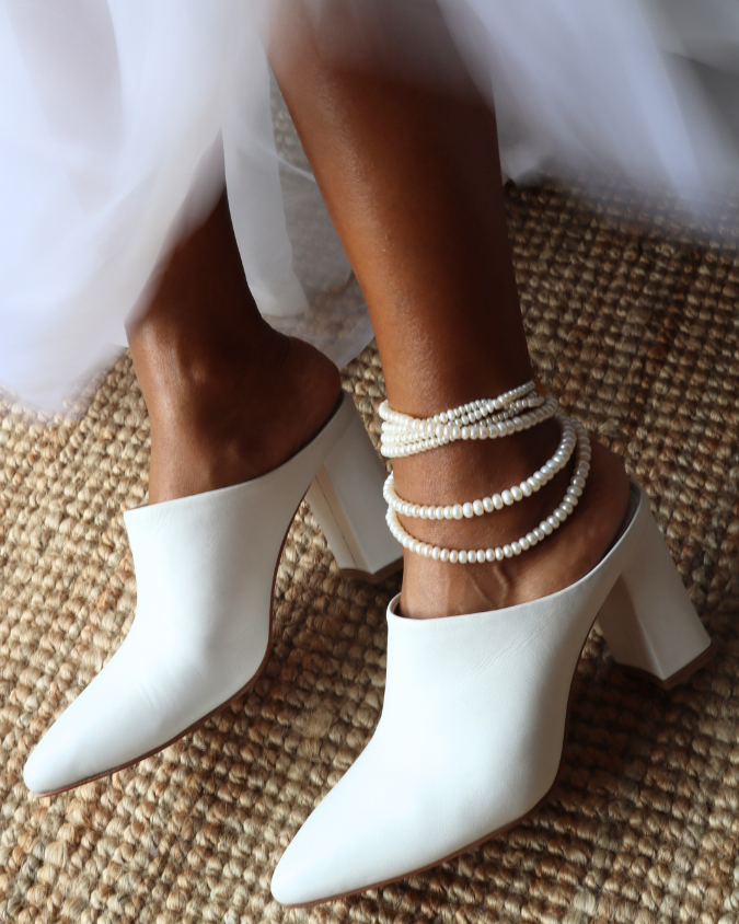 buy white pumps in India